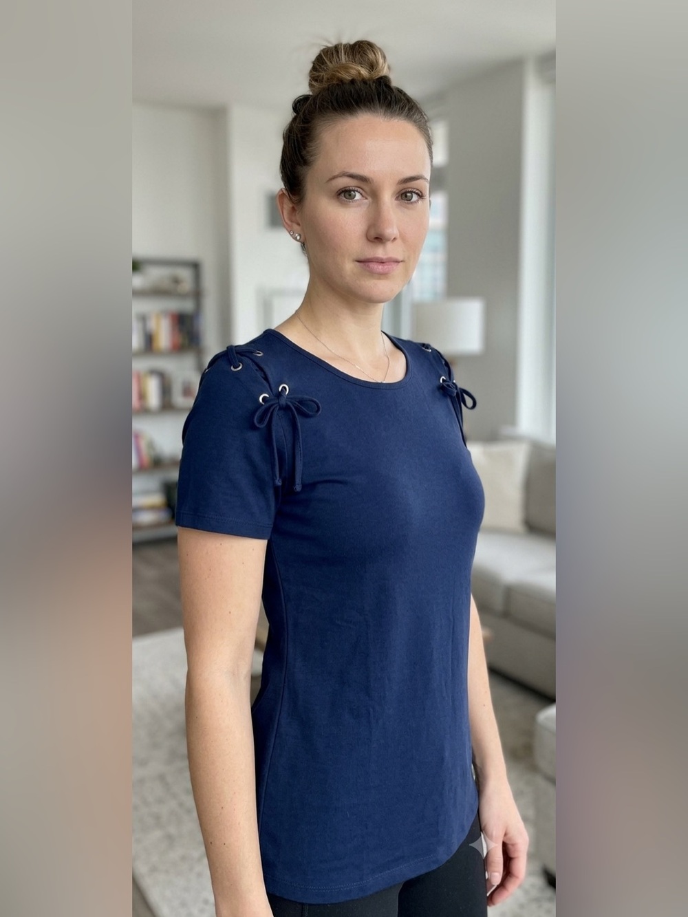 MICHAEL KORS || Blue woman’s T-shirt size Large